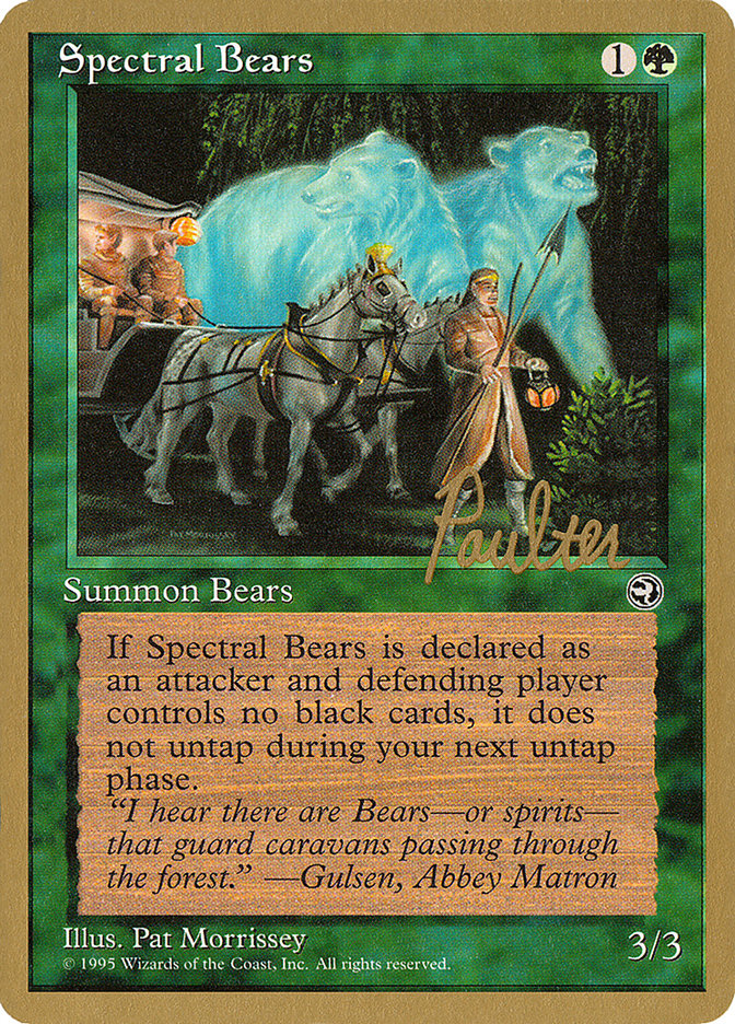 Spectral Bears (Preston Poulter) [Pro Tour Collector Set] | L.A. Mood Comics and Games