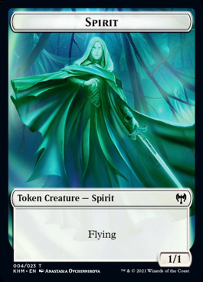 Spirit Token [Kaldheim Tokens] | L.A. Mood Comics and Games