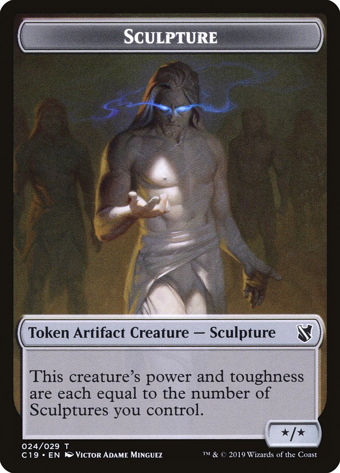 Sculpture Token [Commander 2019 Tokens] | L.A. Mood Comics and Games