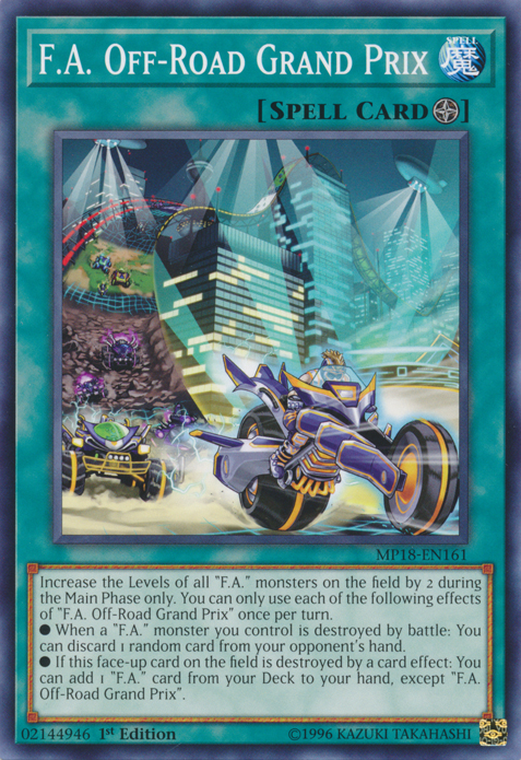 F.A. Off-Road Grand Prix [MP18-EN161] Common | L.A. Mood Comics and Games