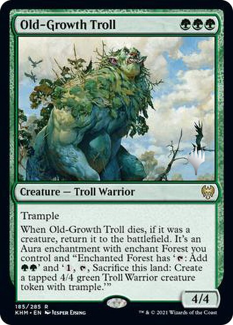 Old-Growth Troll (Promo Pack) [Kaldheim Promos] | L.A. Mood Comics and Games