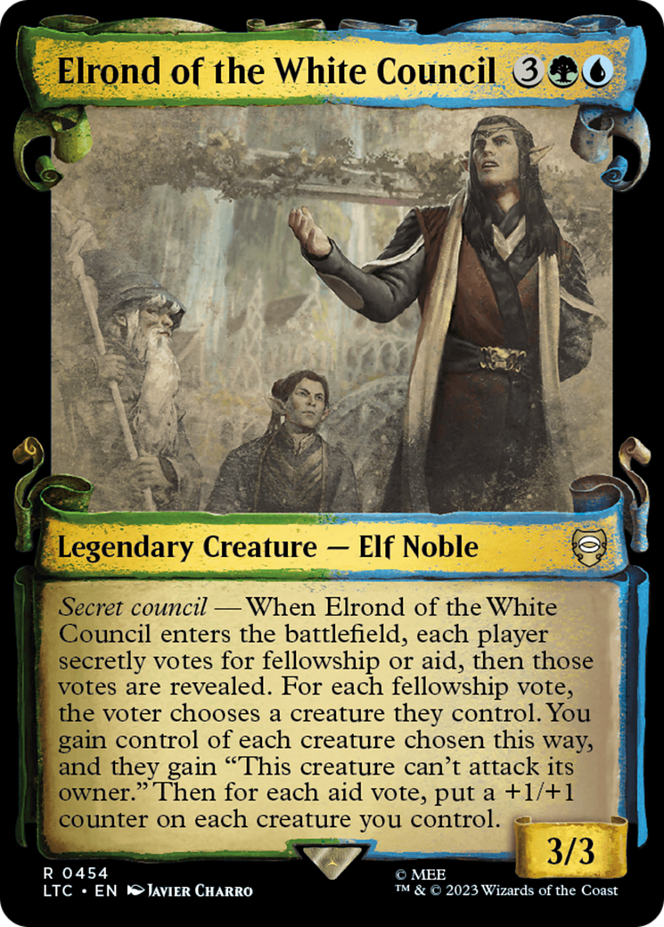 Elrond of the White Council [The Lord of the Rings: Tales of Middle-Earth Commander Showcase Scrolls] | L.A. Mood Comics and Games