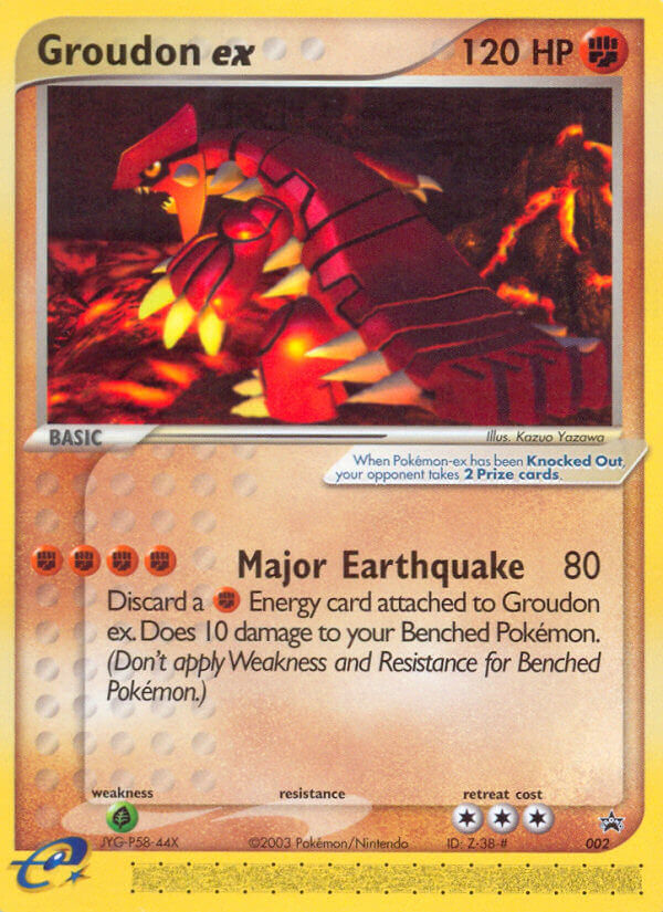 Groudon ex (002) [Nintendo: Black Star Promos] | L.A. Mood Comics and Games