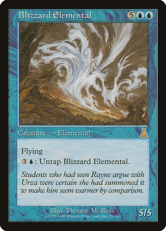 Blizzard Elemental [Urza's Destiny] | L.A. Mood Comics and Games
