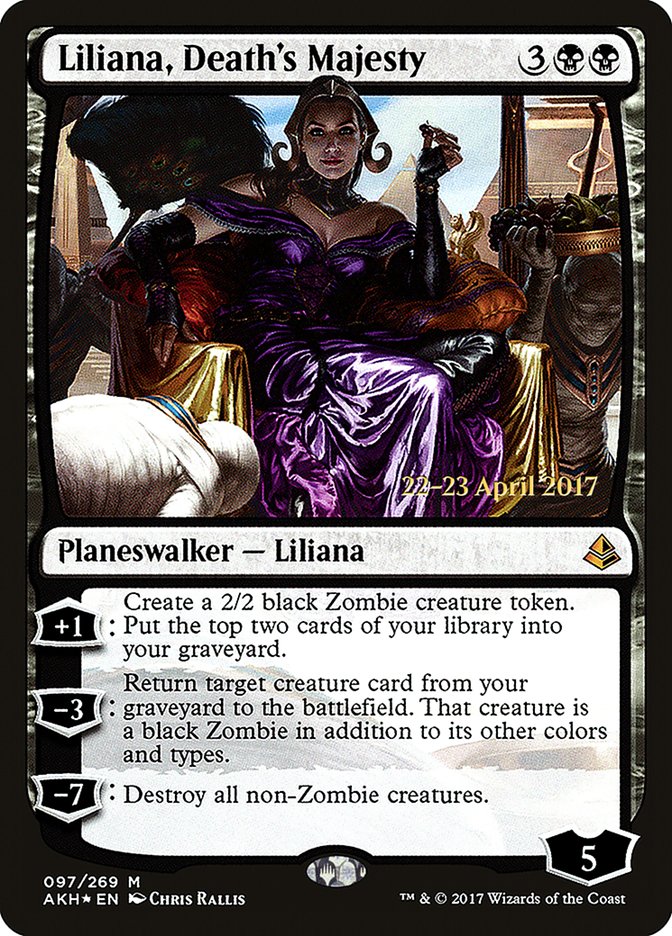 Liliana, Death's Majesty [Amonkhet Prerelease Promos] | L.A. Mood Comics and Games
