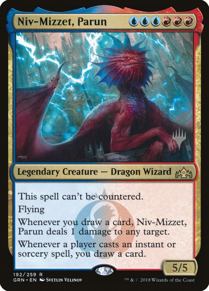 Niv-Mizzet, Parun (Promo Pack) [Guilds of Ravnica Promos] | L.A. Mood Comics and Games