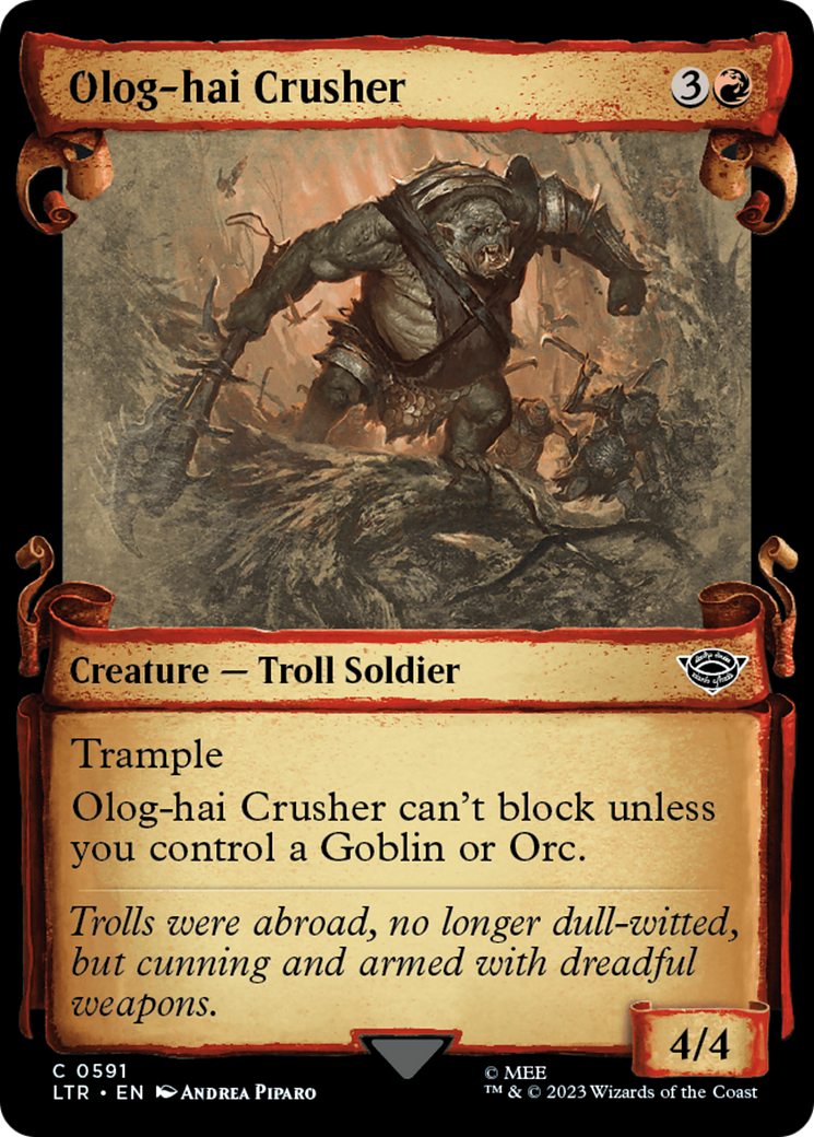 Olog-Hai Crusher [The Lord of the Rings: Tales of Middle-Earth Showcase Scrolls] | L.A. Mood Comics and Games