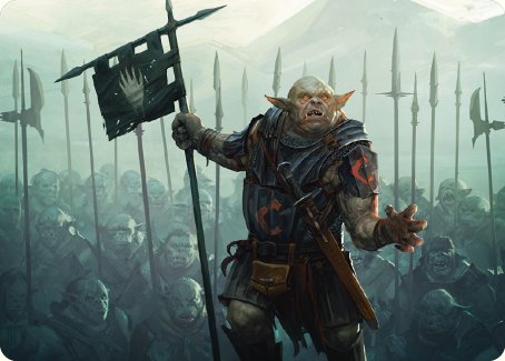 Ugluk of the White Hand Art Card [The Lord of the Rings: Tales of Middle-earth Art Series] | L.A. Mood Comics and Games