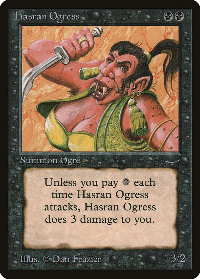 Hasran Ogress (Dark Mana Cost) [Arabian Nights] | L.A. Mood Comics and Games