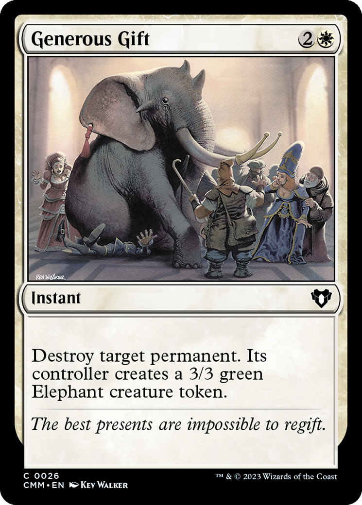 Generous Gift [Commander Masters] | L.A. Mood Comics and Games