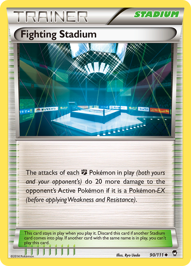 Fighting Stadium (90/111) [XY: Furious Fists] | L.A. Mood Comics and Games