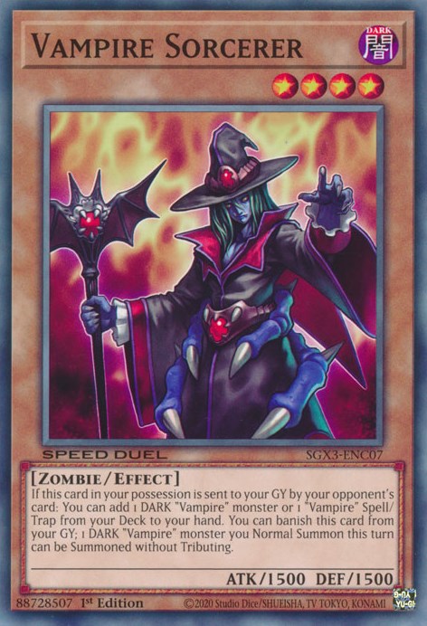 Vampire Sorcerer [SGX3-ENC07] Common | L.A. Mood Comics and Games