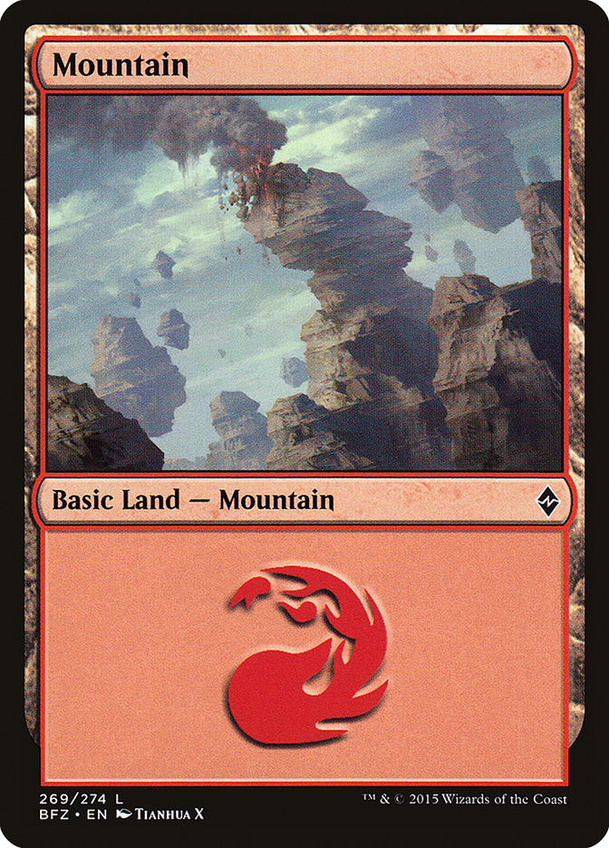 Mountain (269) [Battle for Zendikar] | L.A. Mood Comics and Games