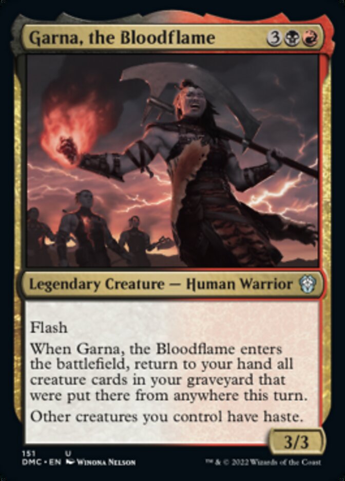 Garna, the Bloodflame [Dominaria United Commander] | L.A. Mood Comics and Games