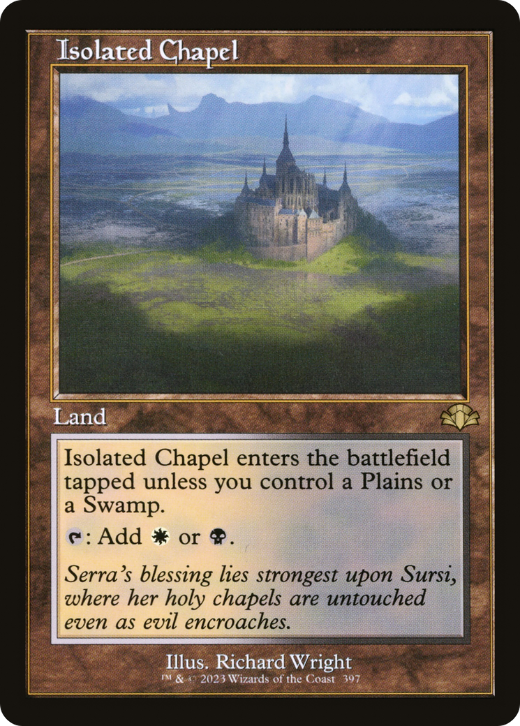 Isolated Chapel (Retro) [Dominaria Remastered] | L.A. Mood Comics and Games