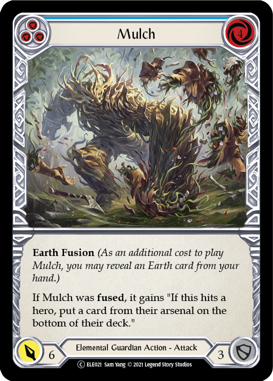 Mulch (Blue) [U-ELE021] (Tales of Aria Unlimited)  Unlimited Rainbow Foil | L.A. Mood Comics and Games