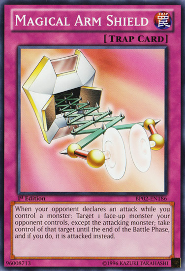 Magical Arm Shield [BP02-EN186] Mosaic Rare | L.A. Mood Comics and Games