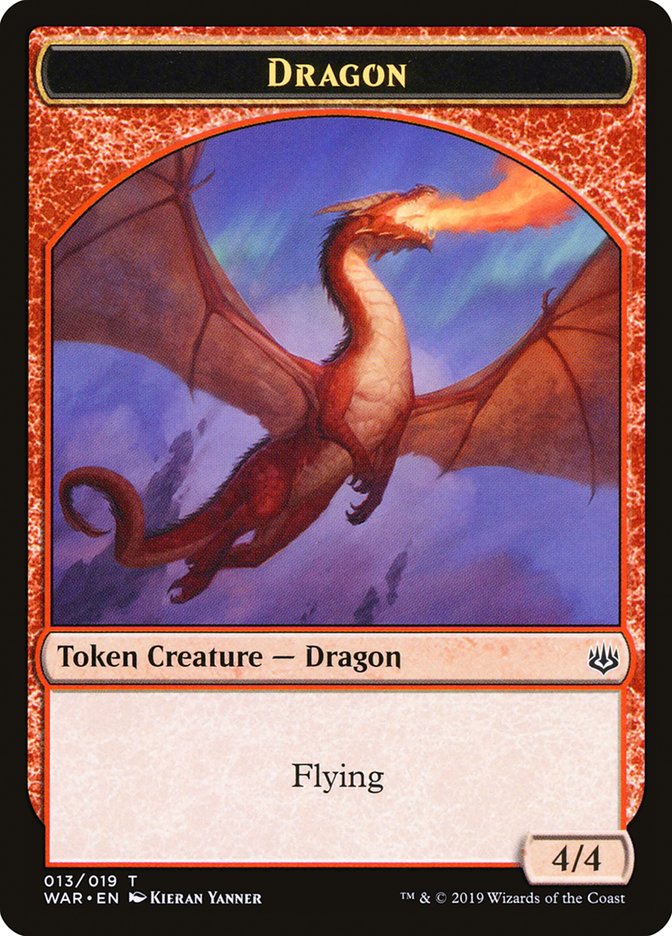 Dragon Token [War of the Spark Tokens] | L.A. Mood Comics and Games