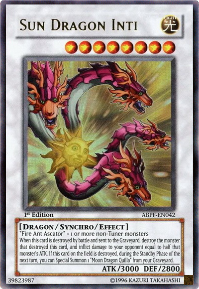 Sun Dragon Inti [ABPF-EN042] Ultra Rare | L.A. Mood Comics and Games