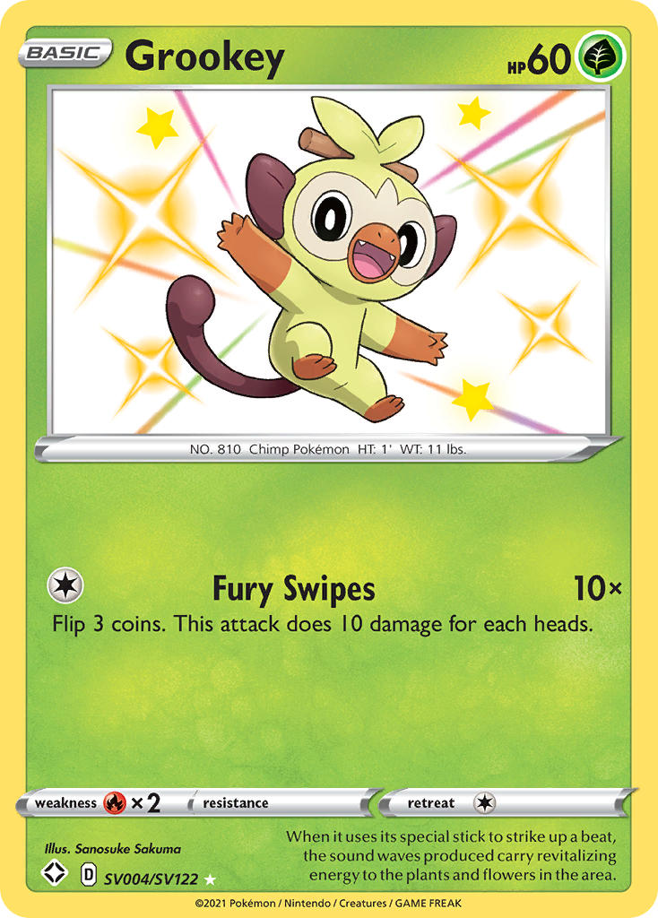 Grookey (SV004/SV122) [Sword & Shield: Shining Fates] | L.A. Mood Comics and Games