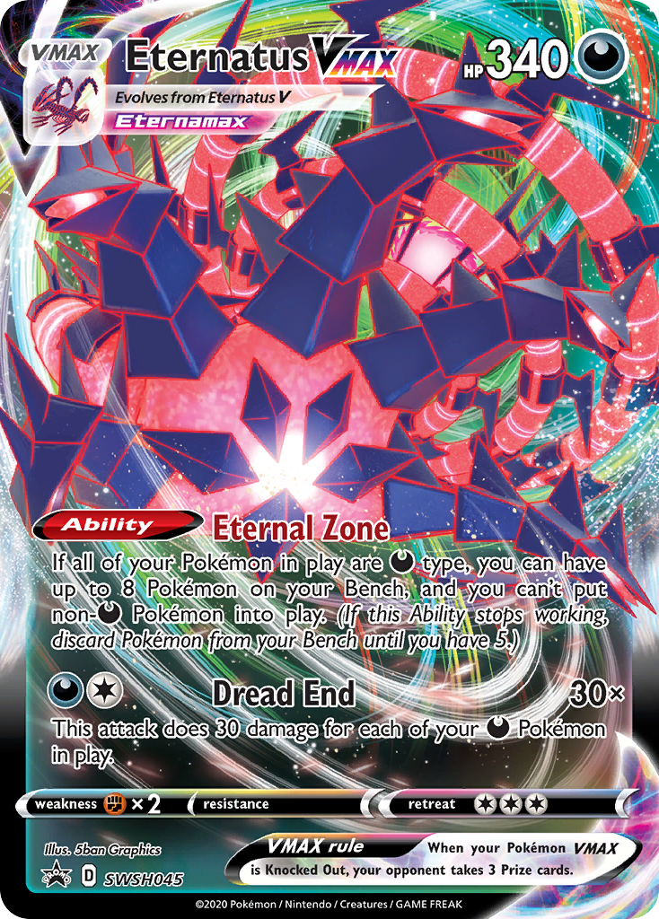 Eternatus VMAX (SWSH045) (Jumbo Card) [Sword & Shield: Black Star Promos] | L.A. Mood Comics and Games