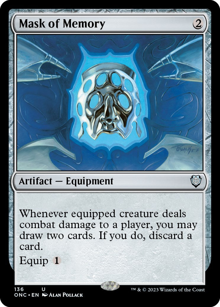 Mask of Memory [Phyrexia: All Will Be One Commander] | L.A. Mood Comics and Games