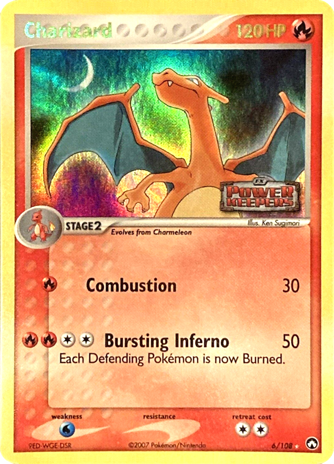Charizard (6/108) (Stamped) [EX: Power Keepers] | L.A. Mood Comics and Games