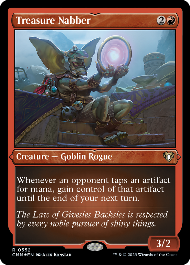 Treasure Nabber (Foil Etched) [Commander Masters] | L.A. Mood Comics and Games