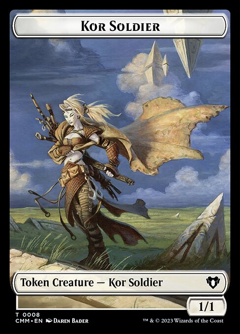 Eldrazi // Kor Soldier Double-Sided Token [Commander Masters Tokens] | L.A. Mood Comics and Games