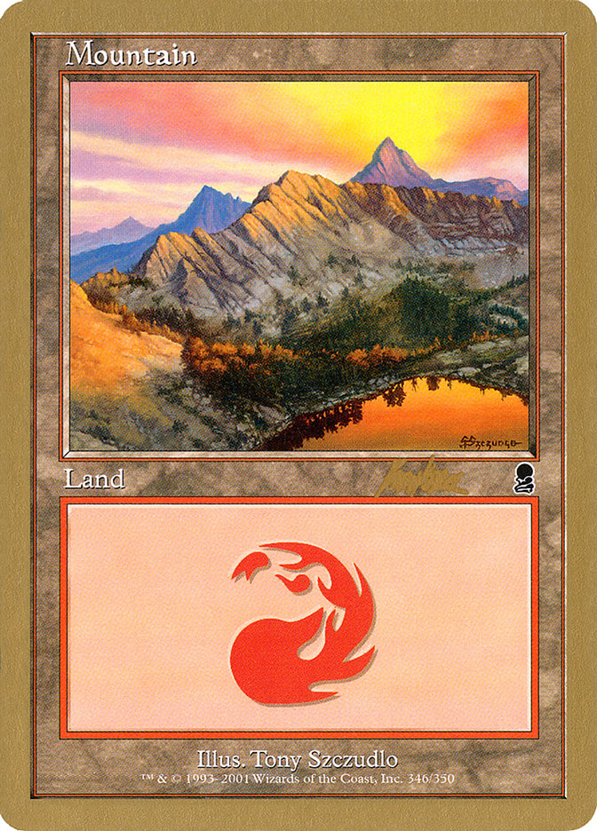 Mountain (bk346) (Brian Kibler) [World Championship Decks 2002] | L.A. Mood Comics and Games