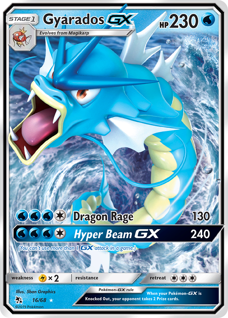 Gyarados GX (16/68) [Sun & Moon: Hidden Fates] | L.A. Mood Comics and Games