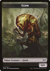 Demon // Germ Double-Sided Token [Double Masters Tokens] | L.A. Mood Comics and Games