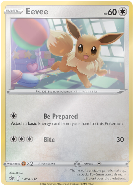 Eevee (SWSH212) [Sword & Shield: Black Star Promos] | L.A. Mood Comics and Games