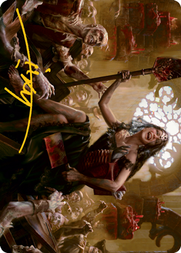 Gisa, Glorious Resurrector Art Card (Gold-Stamped Signature) [Innistrad: Midnight Hunt Art Series] | L.A. Mood Comics and Games