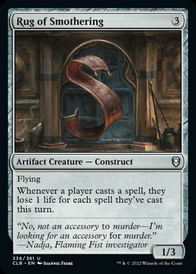 Rug of Smothering [Commander Legends: Battle for Baldur's Gate] | L.A. Mood Comics and Games