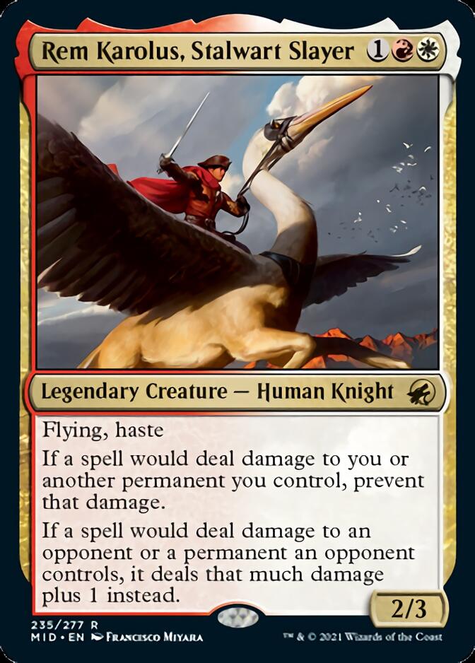Rem Karolus, Stalwart Slayer [Innistrad: Midnight Hunt] | L.A. Mood Comics and Games