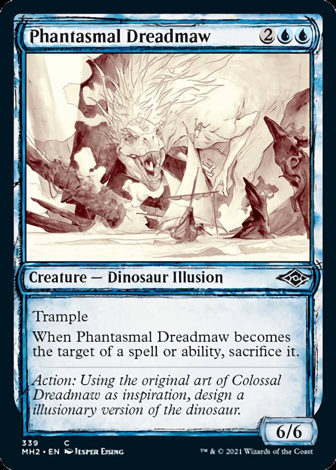 Phantasmal Dreadmaw (Sketch) [Modern Horizons 2] | L.A. Mood Comics and Games