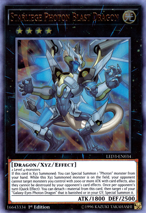 Starliege Photon Blast Dragon [LED3-EN034] Ultra Rare | L.A. Mood Comics and Games