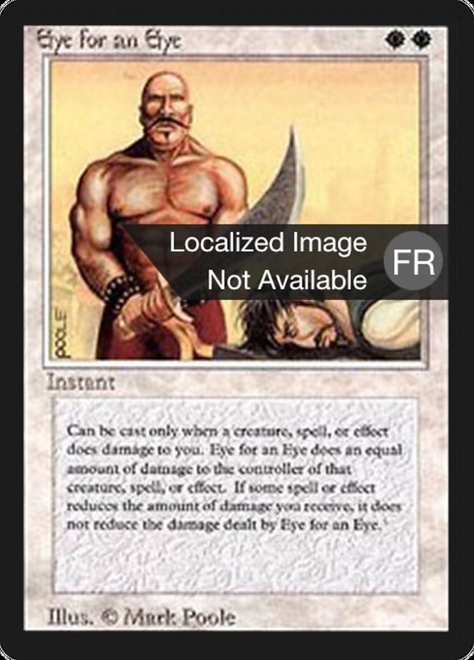 Eye for an Eye [Foreign Black Border] | L.A. Mood Comics and Games