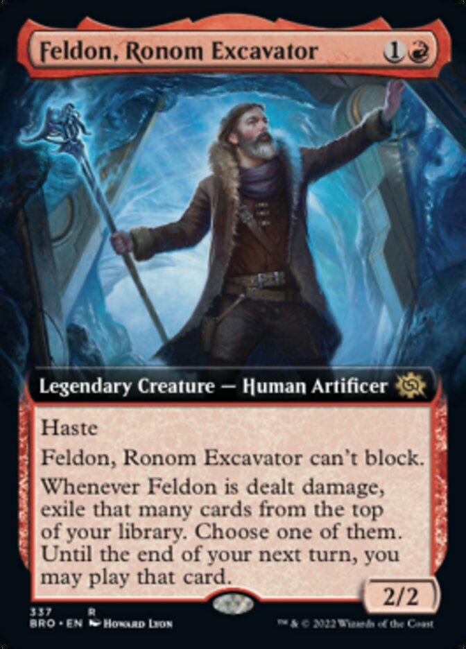 Feldon, Ronom Excavator (Extended Art) [The Brothers' War] | L.A. Mood Comics and Games