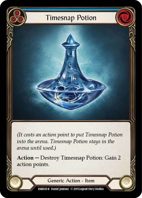 Timesnap Potion [RNR029-R] (Rhinar Hero Deck)  1st Edition Normal | L.A. Mood Comics and Games