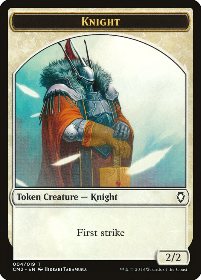 Knight Token [Commander Anthology Volume II Tokens] | L.A. Mood Comics and Games