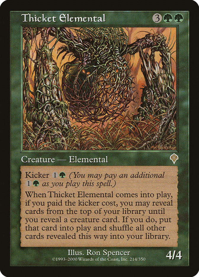 Thicket Elemental [Invasion] | L.A. Mood Comics and Games