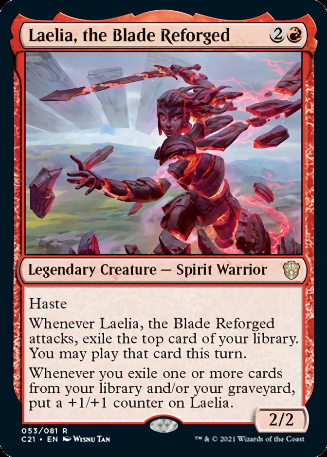 Laelia, the Blade Reforged [Commander 2021] | L.A. Mood Comics and Games