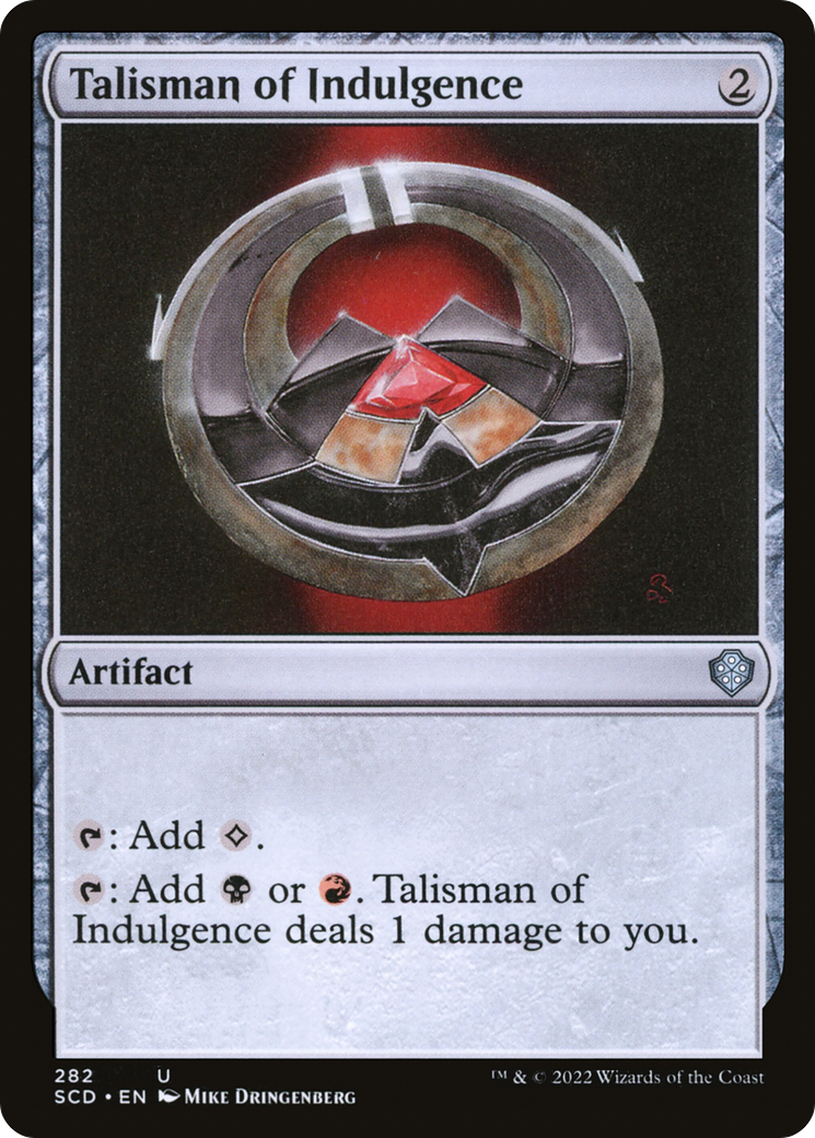 Talisman of Indulgence [Starter Commander Decks] | L.A. Mood Comics and Games