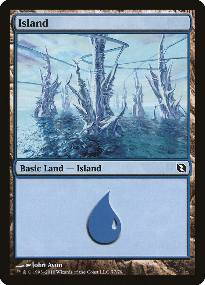 Island (77) [Duel Decks: Elspeth vs. Tezzeret] | L.A. Mood Comics and Games