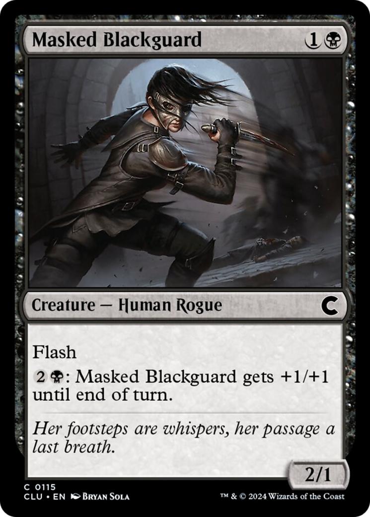 Masked Blackguard [Ravnica: Clue Edition] | L.A. Mood Comics and Games