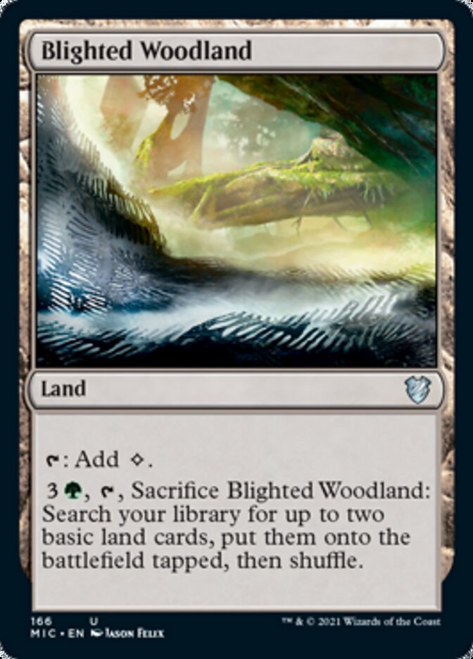 Blighted Woodland [Innistrad: Midnight Hunt Commander] | L.A. Mood Comics and Games