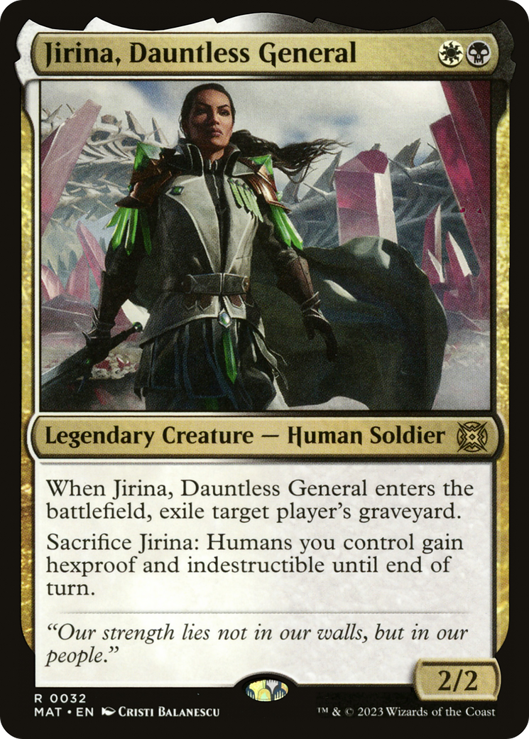 Jirina, Dauntless General [March of the Machine: The Aftermath] | L.A. Mood Comics and Games