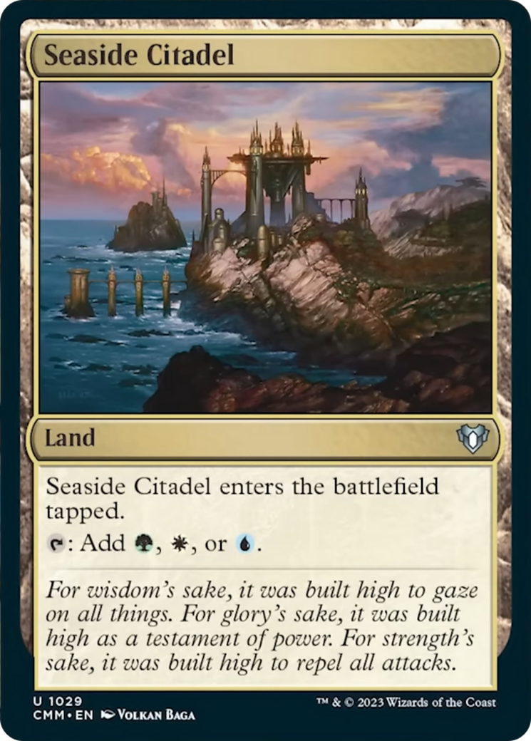Seaside Citadel [Commander Masters] | L.A. Mood Comics and Games